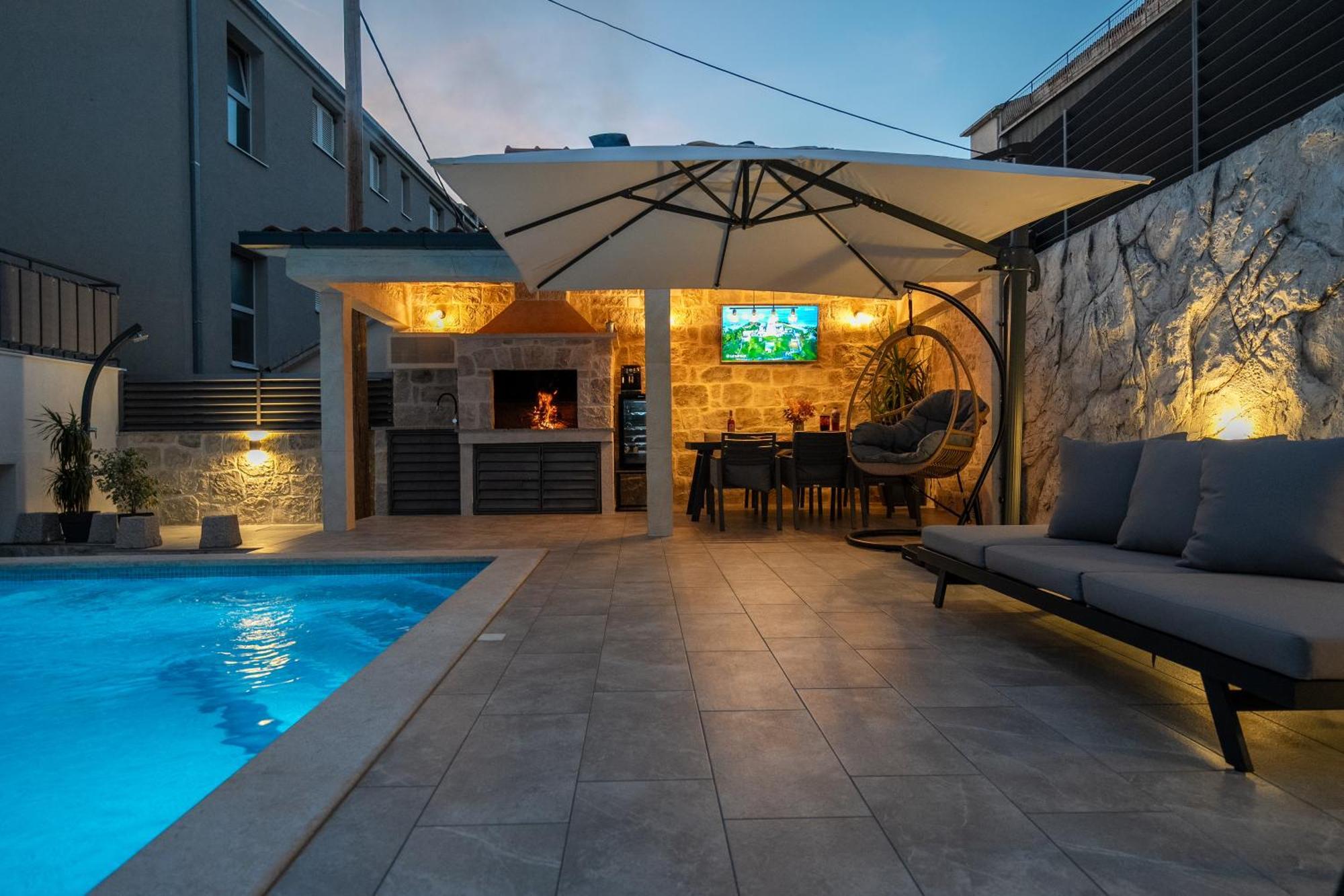 Adam Apartments Stobreč Exteriér fotografie